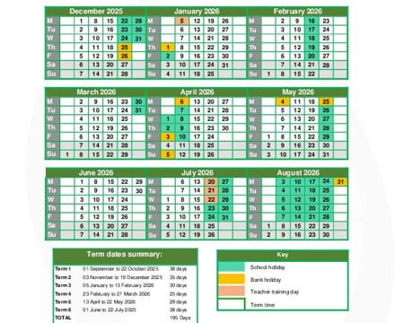 Acorn term dates 2025 26 public external